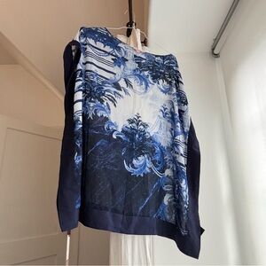 Ted Baker Blue and White Swim Cover Up